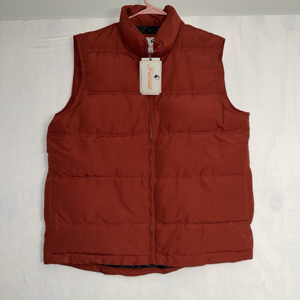 NWT Men's Large Orange Hallstatt Vest Puffer New With Tags